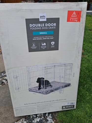 New double door folding dog - new,