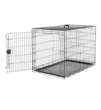 Black Metal Foldable Dog Pet