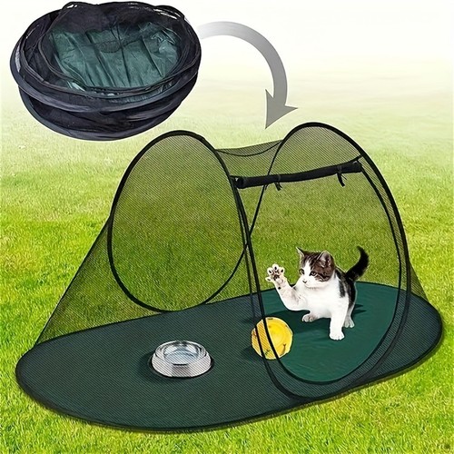 Foldable soft dog crate - dog,