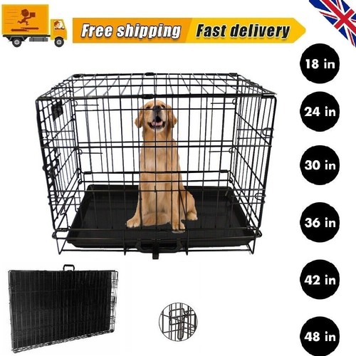 Metal dog cage puppy - dog, training