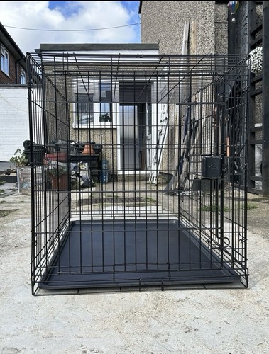 Large folding dog crate heavy - dog,