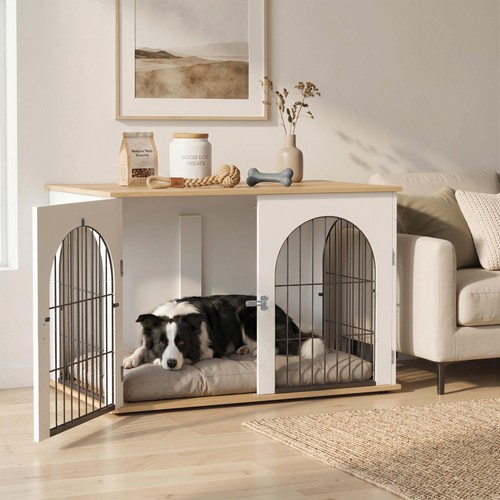 Dog crate furniture - crate, indoor