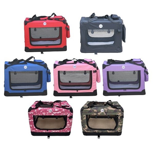 Hugglepets fabric dog - fabric, crate