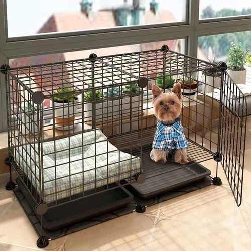 Large metal dog - crate, cage